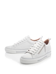 Moda in Pelle Brayleigh Hidden Wedge Trainers With Contrast Counter and Tassle Z - Image 4 of 5