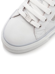 Moda in Pelle Brayleigh Hidden Wedge Trainers With Contrast Counter and Tassle Z - Image 5 of 5