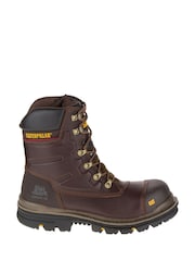 Caterpillar Brown Premier Safety Boots - Image 1 of 4