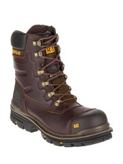 Caterpillar Brown Premier Safety Boots - Image 2 of 4