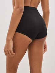 Noir / Rose pastel Nude / Blanc - Culotte en coton riche 6 Pack - Image 3 de 4