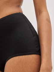 Noir / Rose pastel Nude / Blanc - Culotte en coton riche 6 Pack - Image 4 de 4