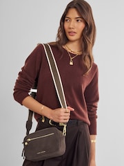 Katie Loxton Brown Lottie Crossbody Bag - Image 1 of 4