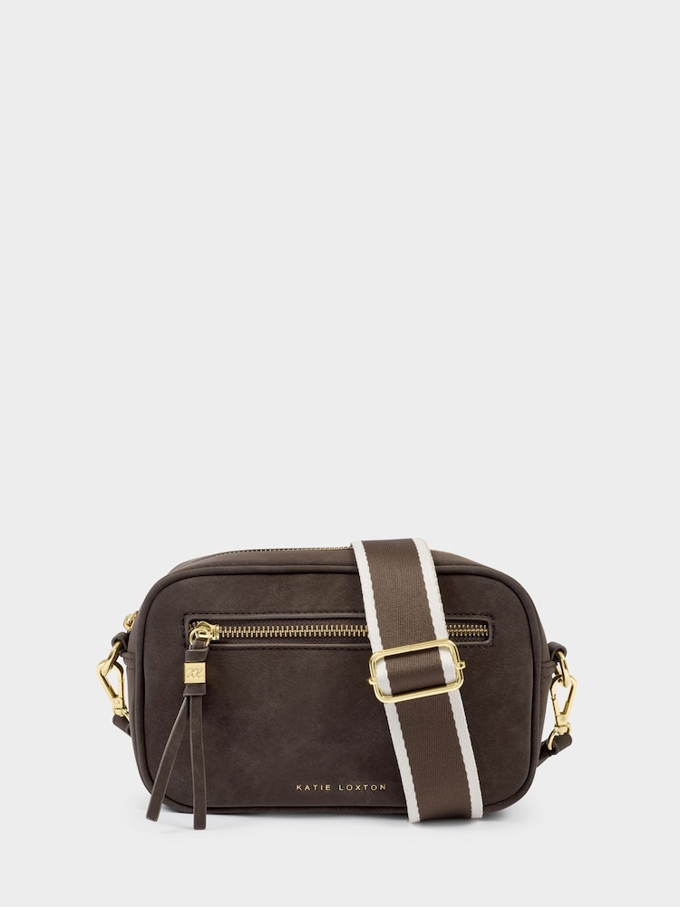 Katie Loxton Brown Lottie Crossbody Bag - Image 2 of 4 Katie Loxton Brown Lottie Crossbody Bag - Image 2 of 4