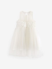 Mint Velvet White Tulle Bridesmaid Dress - Image 10 of 12