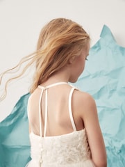 Mint Velvet White Tulle Bridesmaid Dress - Image 4 of 12