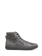 Hotter Grey Regular Fit Hotter Rapid Black Lace-Up/Zip Boots - Image 1 of 4