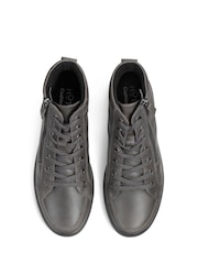 Hotter Grey Regular Fit Hotter Rapid Black Lace-Up/Zip Boots - Image 4 of 4