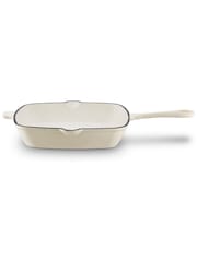 Barbary & Oak Cream 26cm Foundry Cast Iron Grill Pan - Image 3 of 8