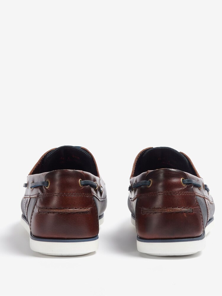 Barbour® Navy Blue Wake Boat Shoes - Image 5 of 5 Barbour® Navy Blue Wake Boat Shoes - Image 5 of 5