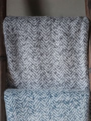 Gallery Home Grey Herringbone Throw - Image 1 of 3
