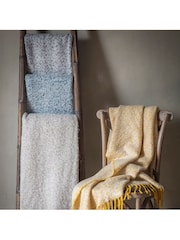 Gallery Home Grey Herringbone Throw - Image 2 of 3