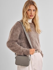 Katie Loxton Grey Avery Leopard Small Cross-Body Bag - Image 1 of 5