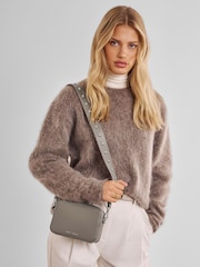 Katie Loxton Grey Avery Leopard Small Cross-Body Bag - Image 2 of 5