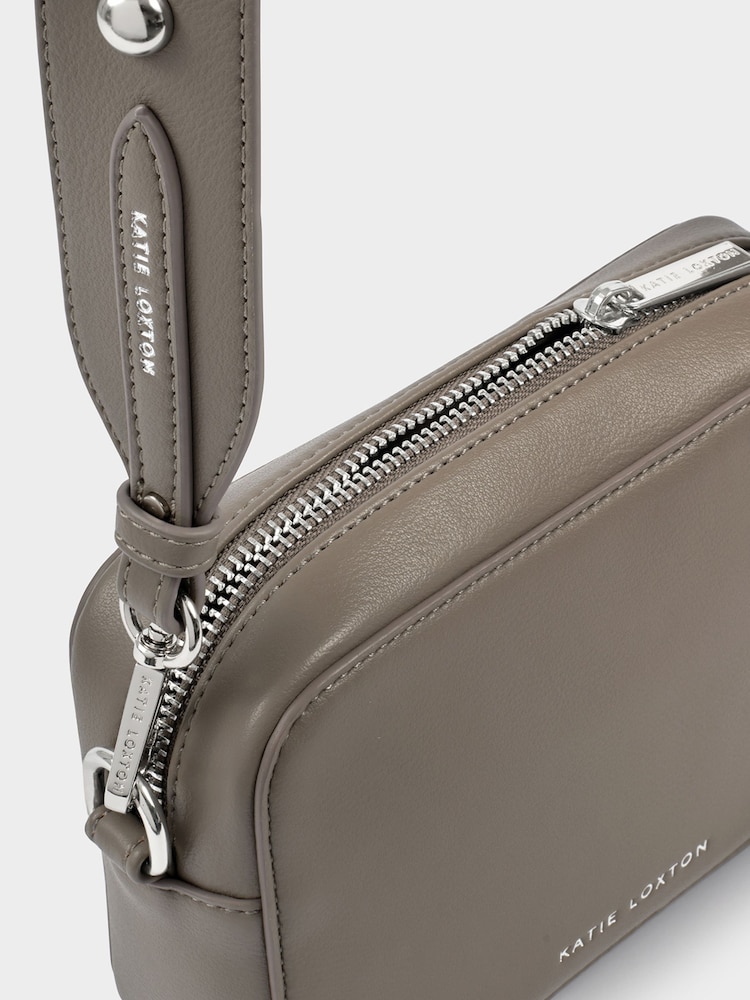 Katie Loxton Grey Avery Leopard Small Cross-Body Bag - Image 5 of 5 Katie Loxton Grey Avery Leopard Small Cross-Body Bag - Image 5 of 5