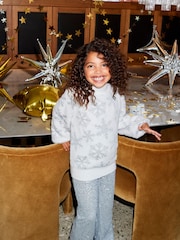 Angel & Rocket Sadie Sequin Wide Leg Trousers - Image 1 of 6