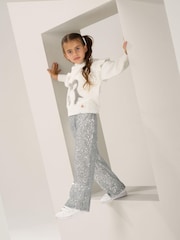 Angel & Rocket Sadie Sequin Wide Leg Trousers - Image 2 of 6