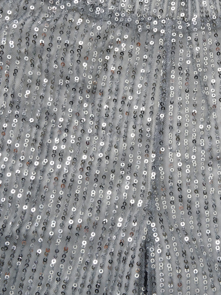 Angel & Rocket Sadie Sequin Wide Leg Trousers - Image 6 of 6