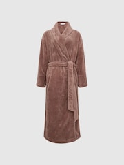 Reiss Mink Georgi Fluffy Bath Robe - Image 2 of 7
