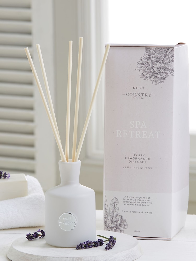 Country Luxe Spa Retreat Lavender and Geranium 170ml Fragranced Reed Diffuser - Image 1 of 6