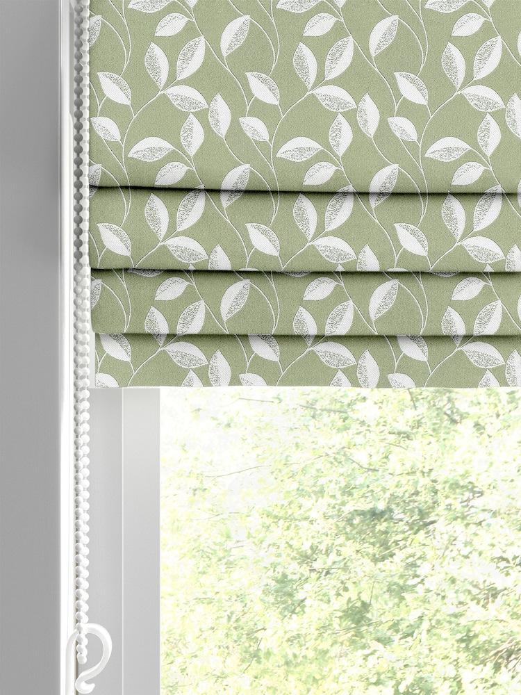 Green Mallix Made To Measure Roman Blinds - Image 2 of 6
