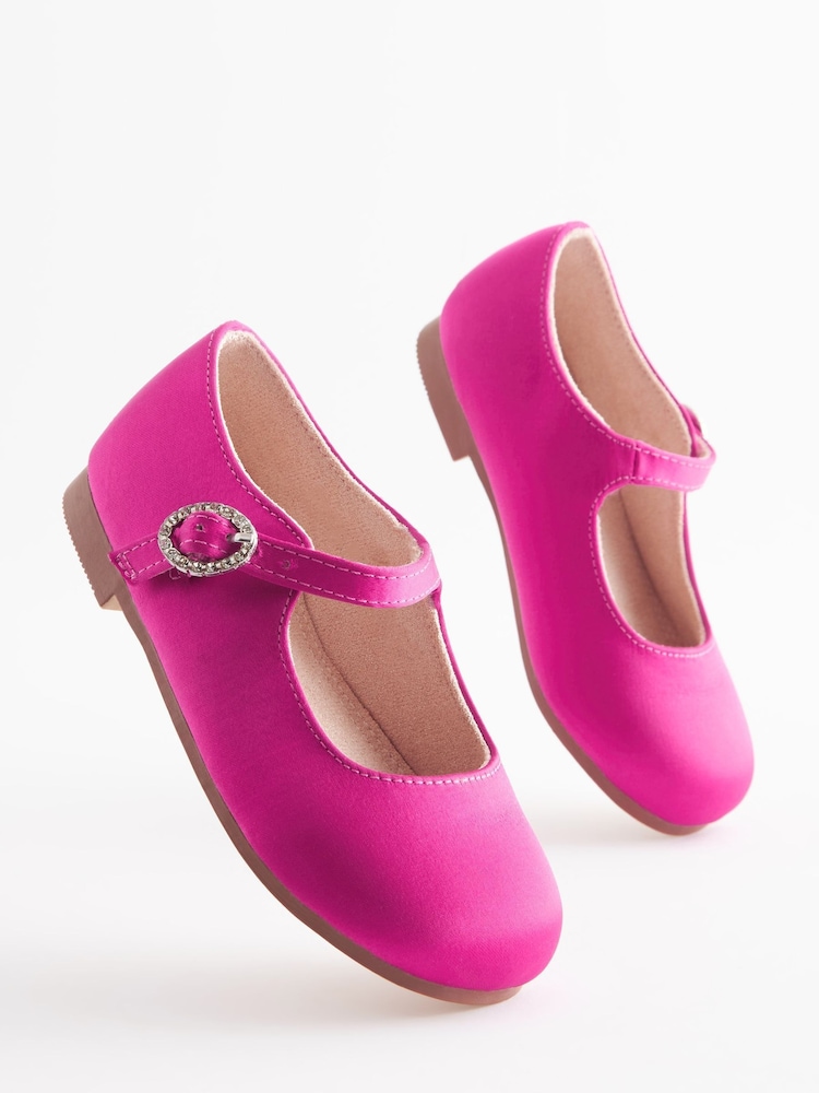 Hot Pink - Brautjungfern-Kollektion festliche Mary-Jane-Schuhe - Bild 1 von 5 Hot Pink - Brautjungfern-Kollektion festliche Mary-Jane-Schuhe - Bild 1 von 5