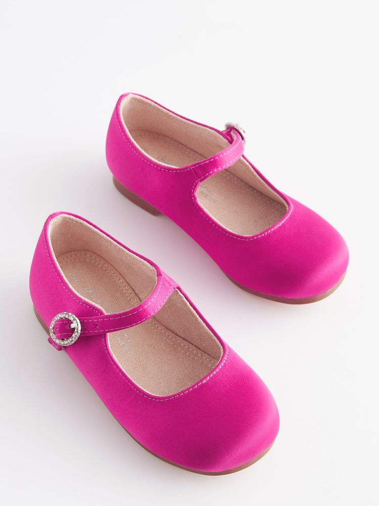 Hot Pink - Brautjungfern-Kollektion festliche Mary-Jane-Schuhe - Bild 2 von 5 Hot Pink - Brautjungfern-Kollektion festliche Mary-Jane-Schuhe - Bild 2 von 5