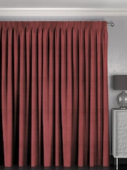 Crimson Red Burgundy Paso Made To Measure Curtains - Image 4 of 9