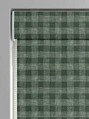 Laura Ashley Green Gingham Made To Measure Roman Blinds - Image 3 of 6