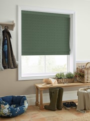 Laura Ashley Green Gingham Made To Measure Roman Blinds - Image 5 of 6