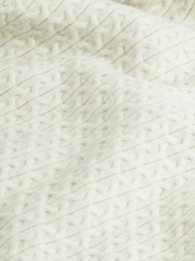 Bone Neutral Regular Knitted Smart Textured Jumper - Image 6 of 7
