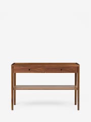Jasper Conran London Brown Belgrave Walnut Console Table - Image 1 of 9