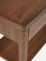 Jasper Conran London Brown Belgrave Walnut Console Table - Image 6 of 9