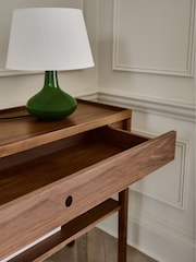 Jasper Conran London Brown Belgrave Walnut Console Table - Image 8 of 9