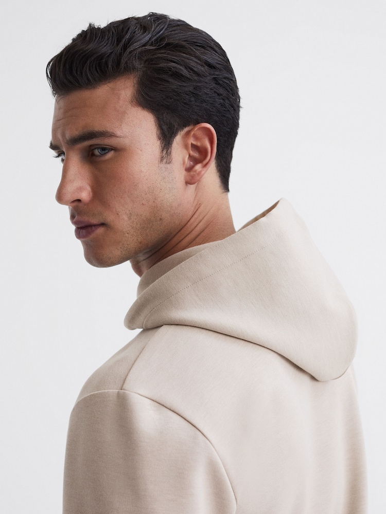 Sweat à capuche en jersey interlock avec cordon de serrage Reiss Fabien - Image 6 of 6