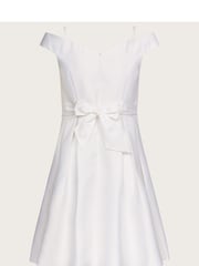 Monsoon Natural Duchess Twill Bardot Prom Dress - Image 1 of 3