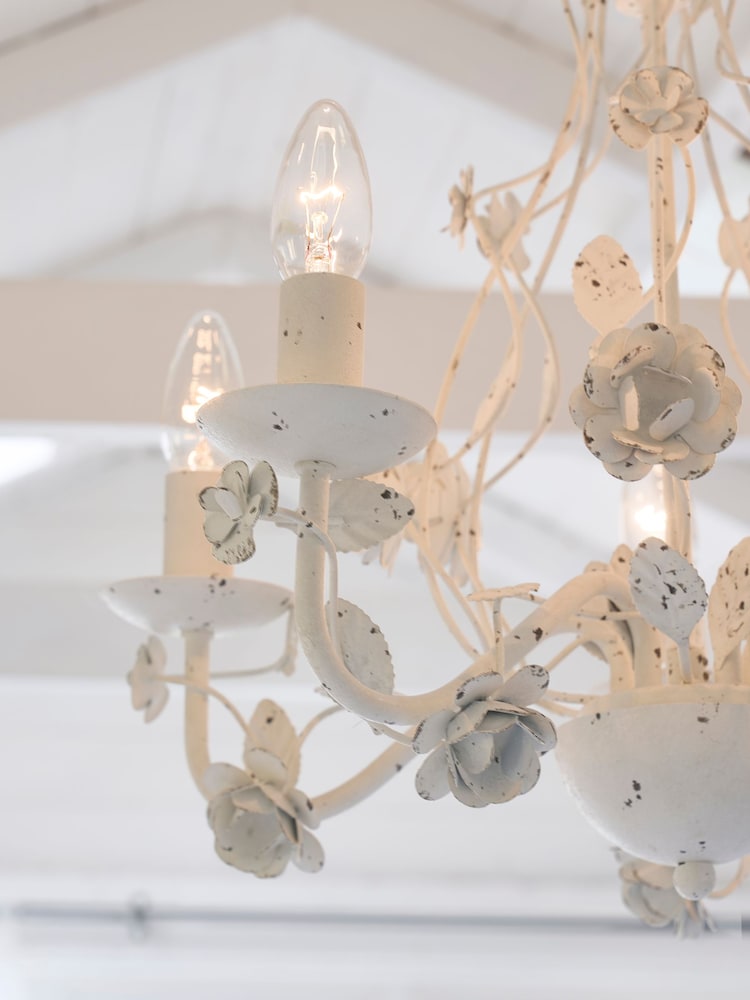 Buy Shabby Chic by Rachel Ashwell® White Rosalina Chandelier