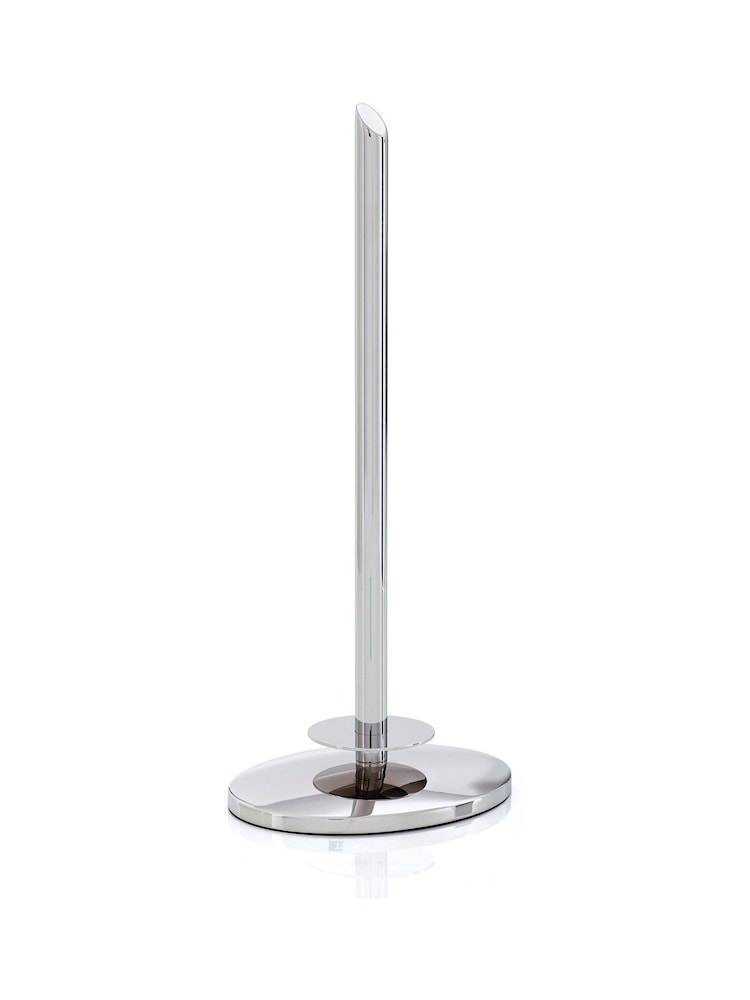 Robert Welch Silver Oblique V Toilet Roll Holder Floor Standing - Image 3 of 4