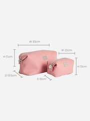 Faux Leather Slouch Make-Up Bag - Image 3 of 10