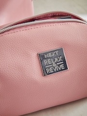 Faux Leather Slouch Make-Up Bag - Image 5 of 10