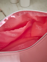 Faux Leather Slouch Make-Up Bag - Image 6 of 10