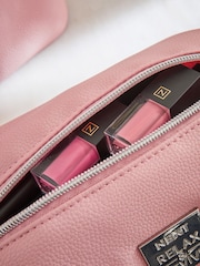 Faux Leather Slouch Make-Up Bag - Image 7 of 10