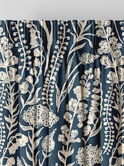 Blue Jarrod Made To Measure 100% Cotton Curtains - Image 5 of 9