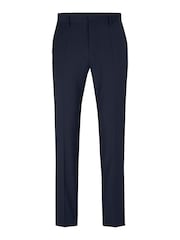 BOSS Blue Slim Fit Suit Trousers - Image 6 of 7