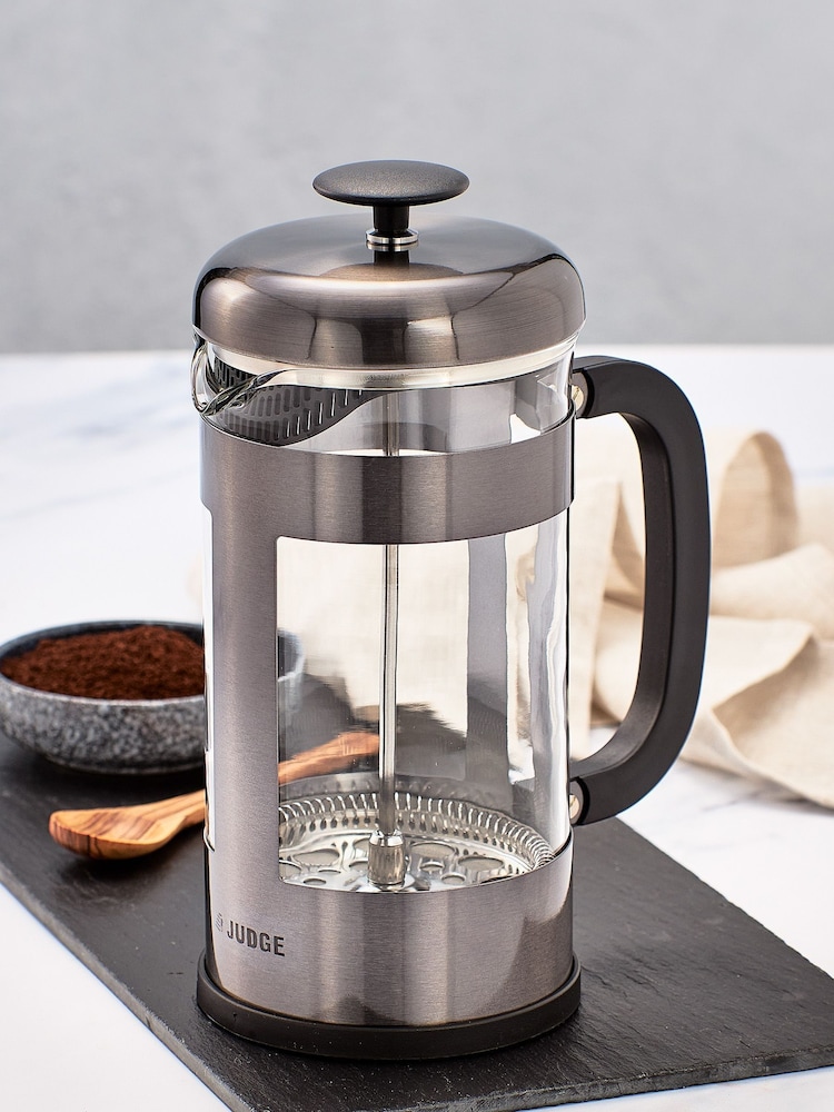 Judge Grey 8 Cup Glass Cafetiere - Image 1 of 3