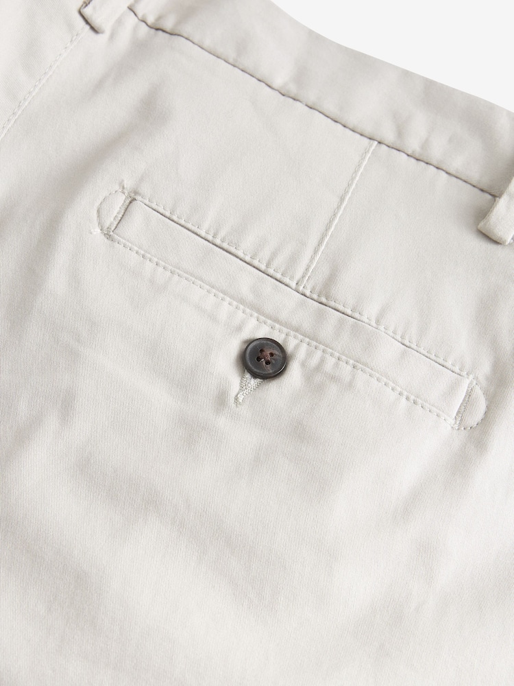 Pierre claire et bleu vintage - Short chino stretch - Image 11 of 12