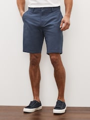 Light Stone & Vintage Blue 2 Pack Stretch Chino Shorts - Image 3 of 12