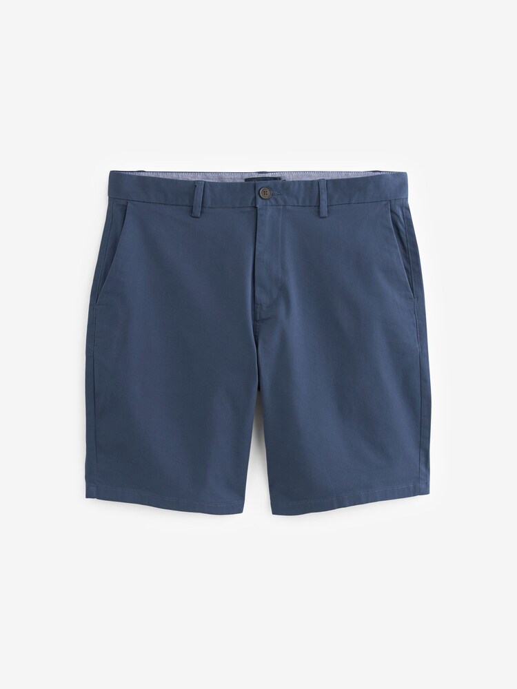 Pierre claire et bleu vintage - Short chino stretch - Image 8 of 12