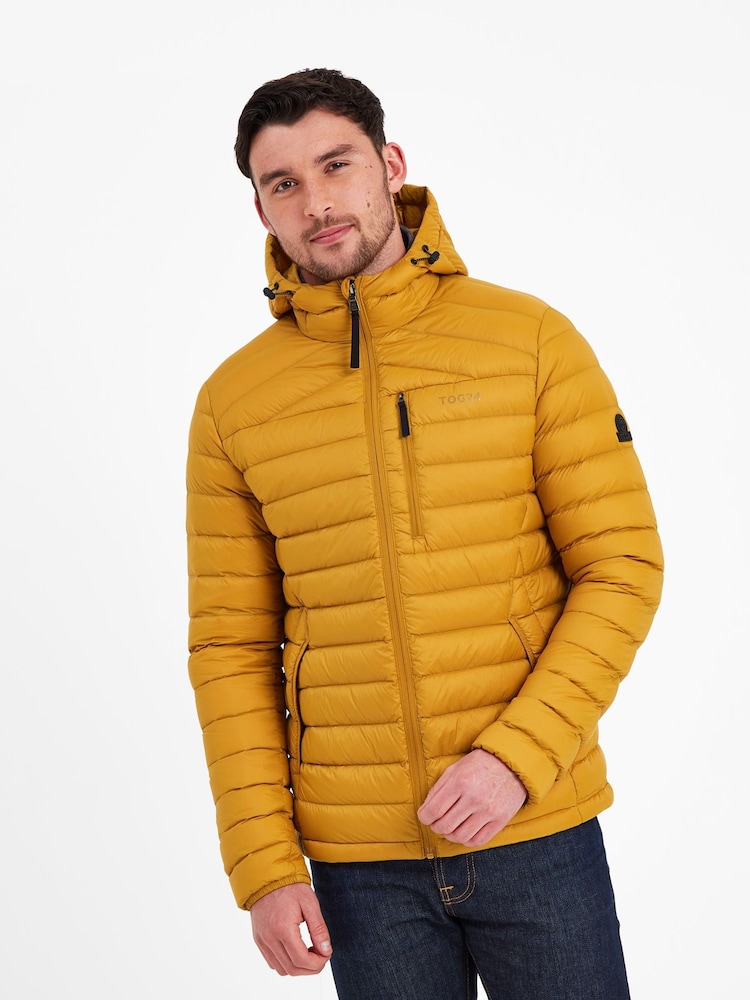 Tog 24 Yellow Drax Down Fill Hooded Jacket - Image 1 of 7