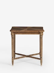 Nina Campbell Dark Oak Tedworth Side Table - Image 3 of 6